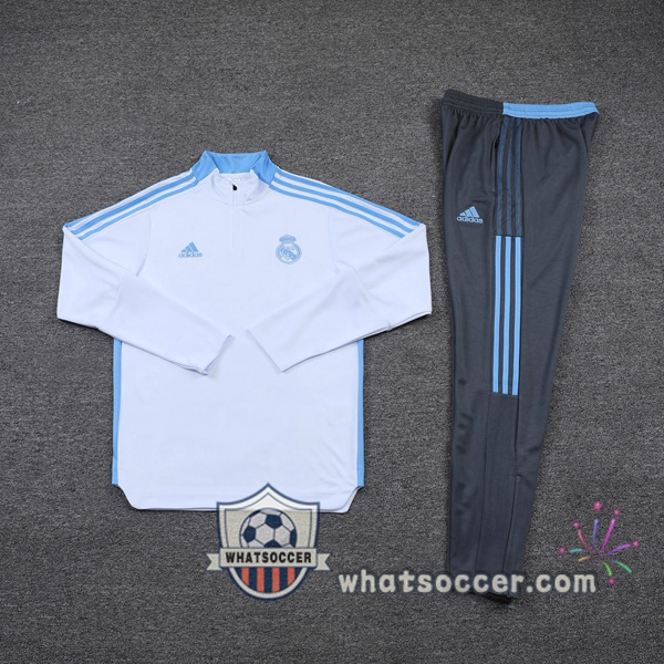 Real Madrid White Tracksuit 2021-2022