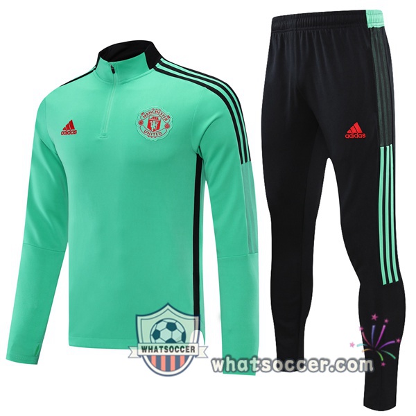 Manchester United Green Tracksuit 2021-2022