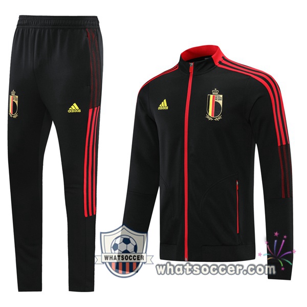Belgium Black Training Jacket 2021-2022
