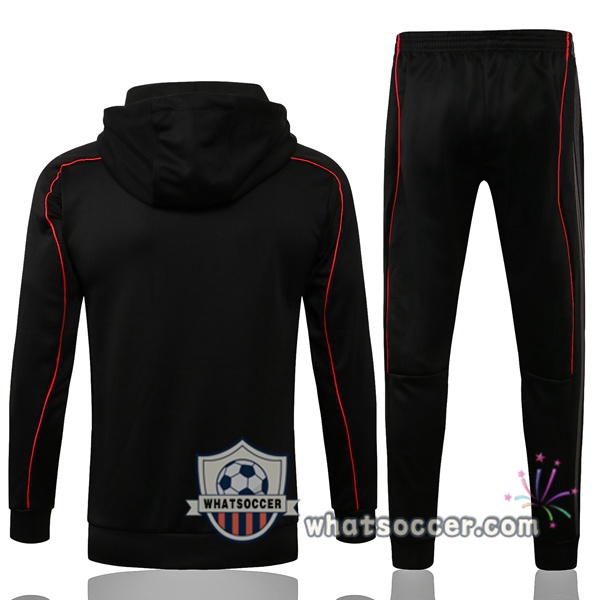 Arsenal Black Hooded Jacket 2021-2022