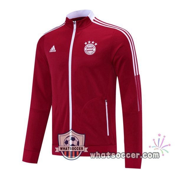 Bayern Munich Red Soccer Jacket 2021-2022
