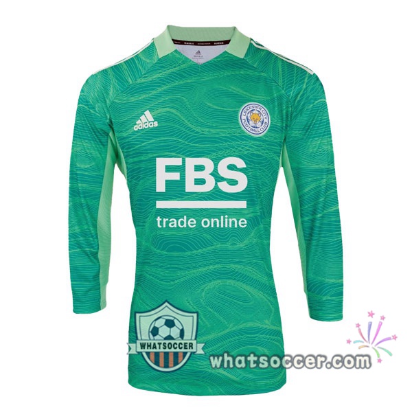 Leicester City Goalkeeper Soccer Jerseys Long Sleeve Green 2021-2022