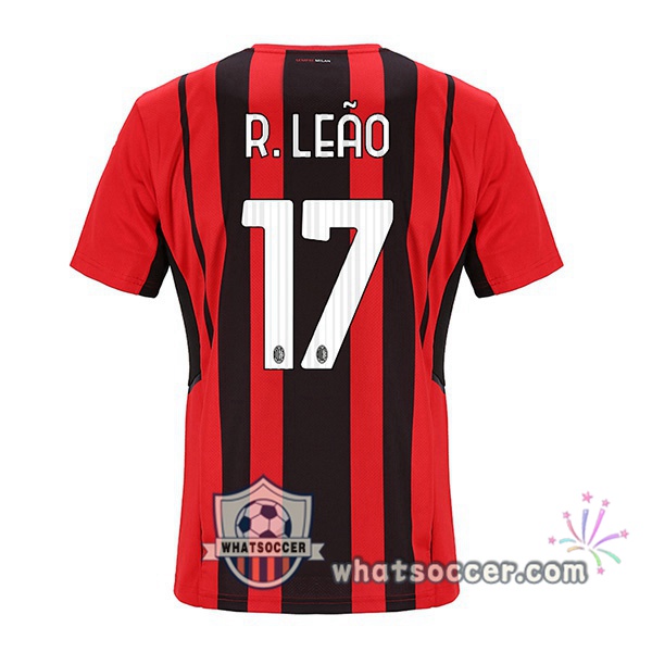 AC Milan (R. LEÃO 17) Home Soccer Jerseys 2021-2022