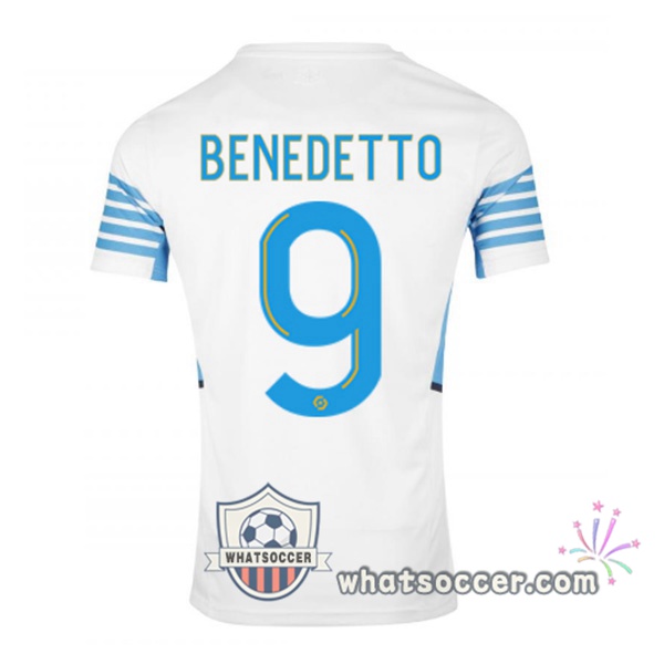 Marseille OM (BENEDETTO 9) Home Soccer Jerseys 2021-2022