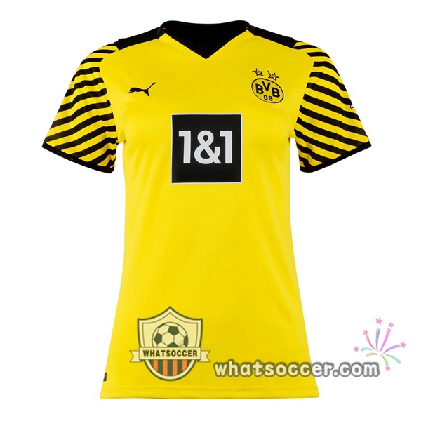 Dortmund BVB Women Home Soccer Jerseys 2021-2022
