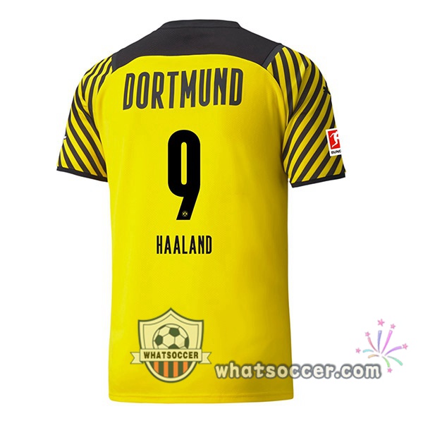 Dortmund BVB (Haaland 9) Home Soccer Jerseys 2021-2022