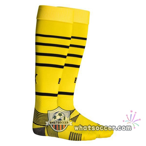 Dortmund BVB Home Soccer Socks 2021-2022
