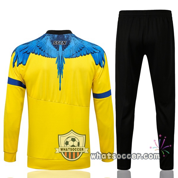 SSC Napoli Yellow Blue Training Jacket 2021-2022