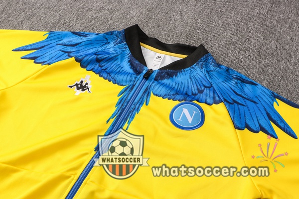 SSC Napoli Yellow Blue Training Jacket 2021-2022