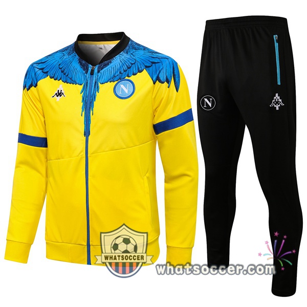 SSC Napoli Yellow Blue Training Jacket 2021-2022