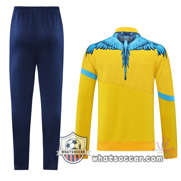SSC Napoli Yellow Blue Training Jacket 2021-2022