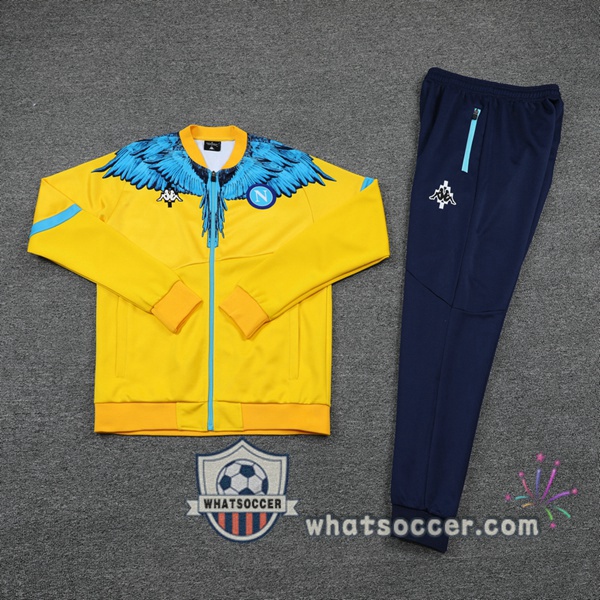 SSC Napoli Yellow Blue Training Jacket 2021-2022