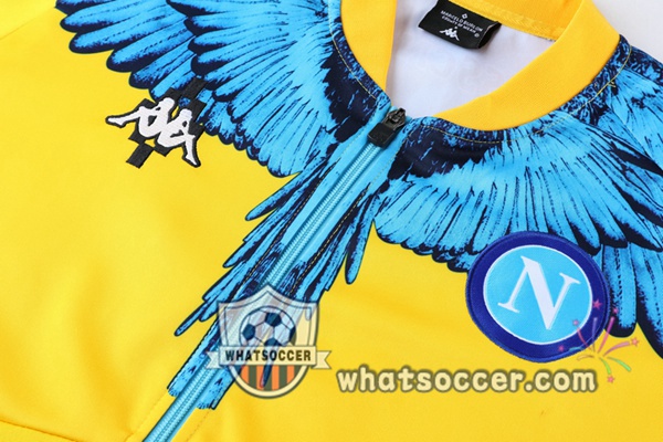 SSC Napoli Yellow Blue Training Jacket 2021-2022