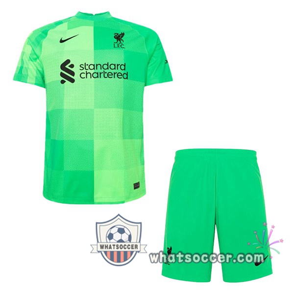 FC Liverpool Goalkeeper Soccer Jerseys Green 2021-2022