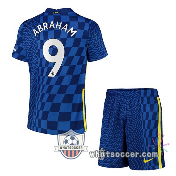 FC Chelsea (ABRAHAM 9) Kids Home Soccer Jerseys 2021-2022