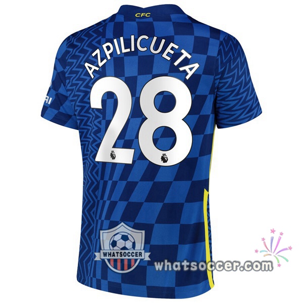 FC Chelsea (AZPILICUETA 28) Home Soccer Jerseys 2021-2022