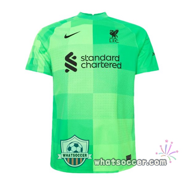 FC Liverpool Goalkeeper Soccer Jerseys Green 2021-2022