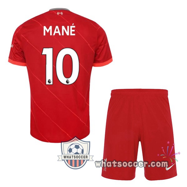 FC Liverpool (MANE 10) Kids Home Soccer Jerseys 2021-2022