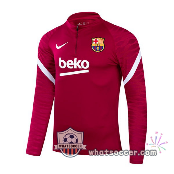 FC Barcelona Red Soccer Sweater 2021-2022
