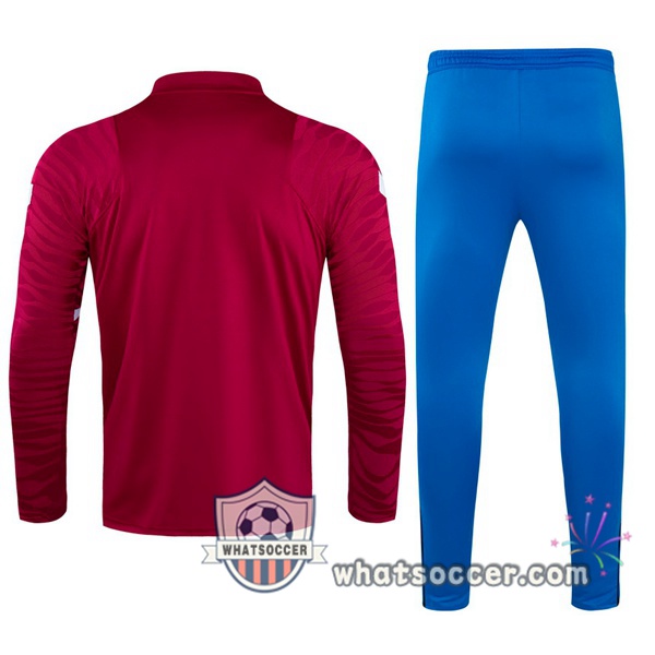 FC Barcelona Red Tracksuit 2021-2022