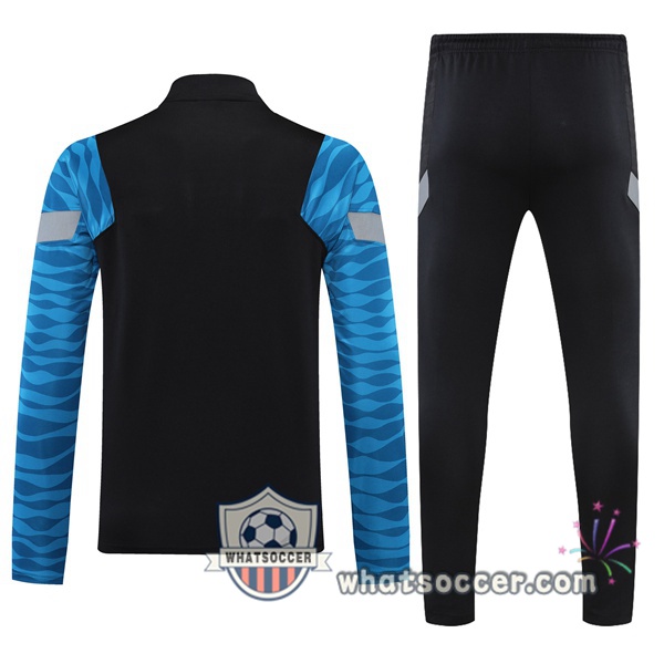 FC Liverpool Black Blue Tracksuit 2021-2022
