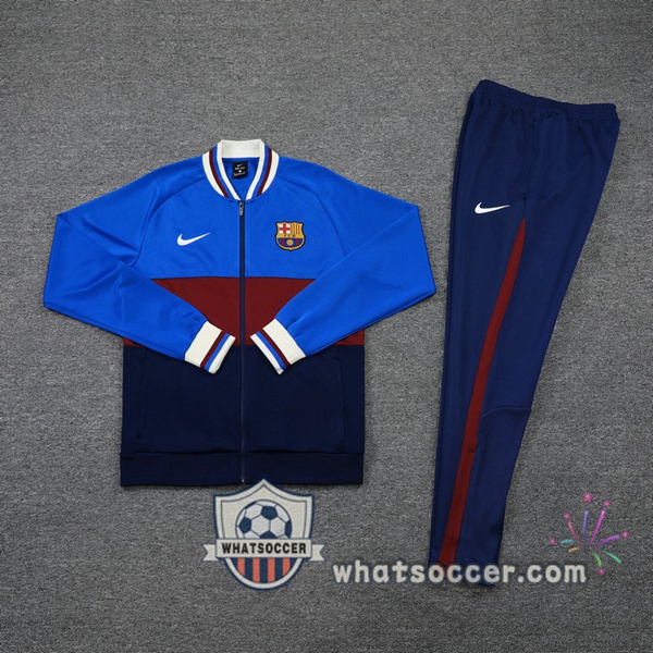 FC Barcelona Blue Red Black Training Jacket 2021-2022