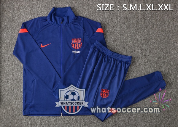 FC Barcelona Blue Training Jacket 2021-2022