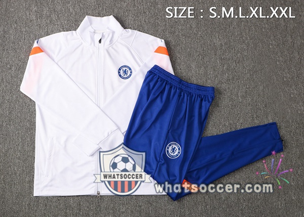 FC Chelsea White Training Jacket 2021-2022