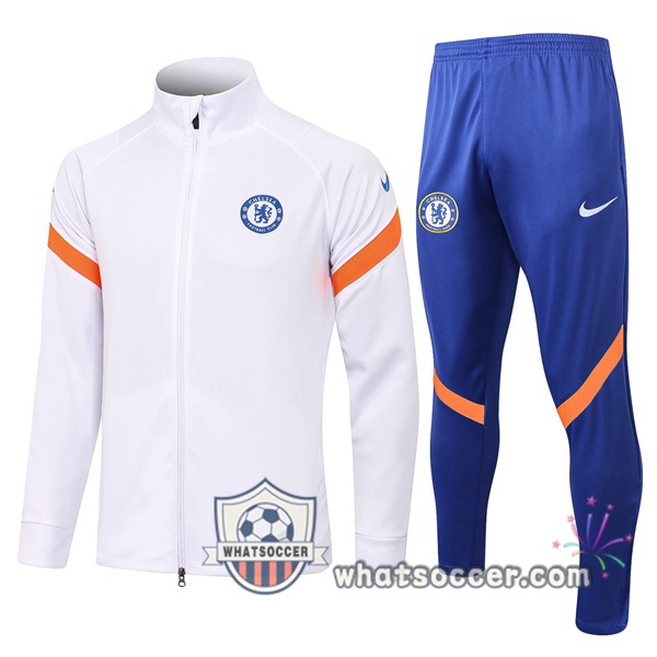 FC Chelsea White Training Jacket 2021-2022