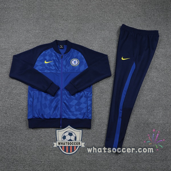 FC Chelsea Blue Black Training Jacket 2021-2022