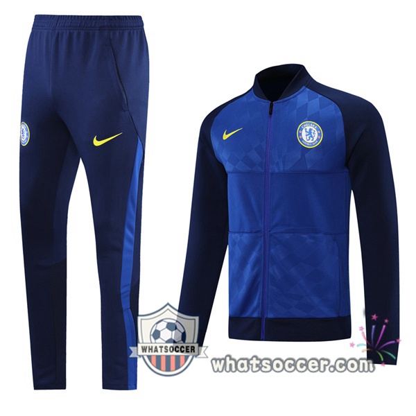 FC Chelsea Blue Black Training Jacket 2021-2022