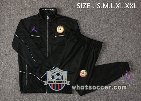 JORDAN Paris PSG Black Training Jacket 2021-2022