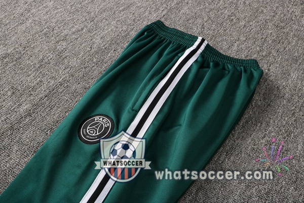 JORDAN Paris PSG Green White Hooded Jacket 2021-2022