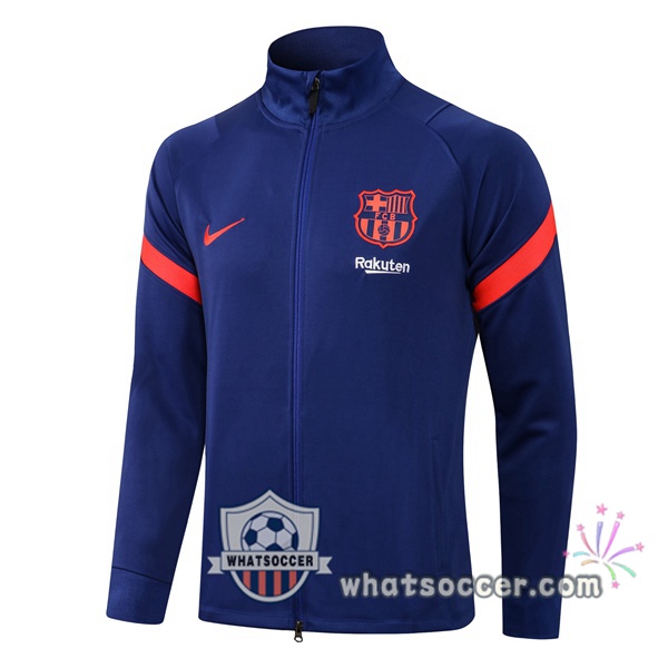FC Barcelona Blue Soccer Jacket 2021-2022