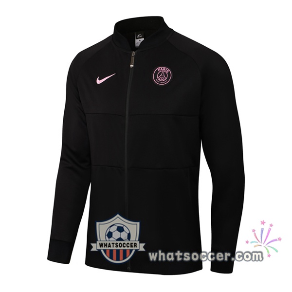 Paris PSG Black Soccer Jacket 2021-2022