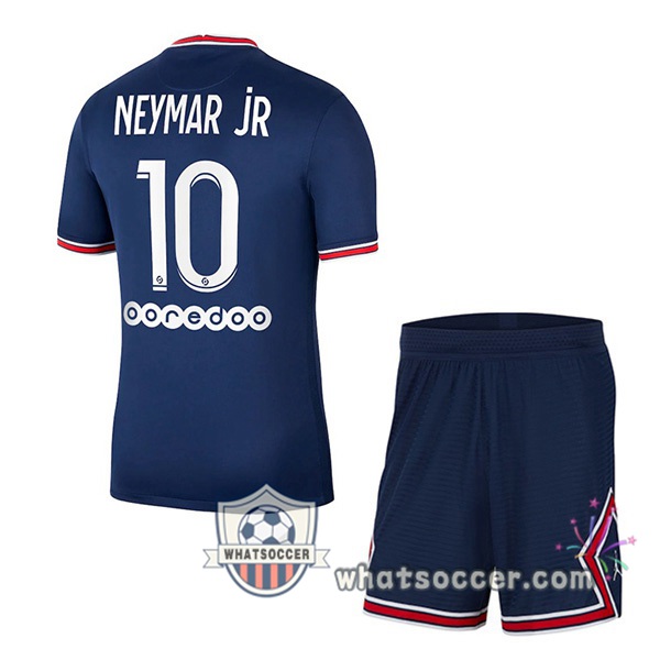Jordan Paris PSG (Neymar Jr 10) Kids Home Soccer Jerseys 2021-2022