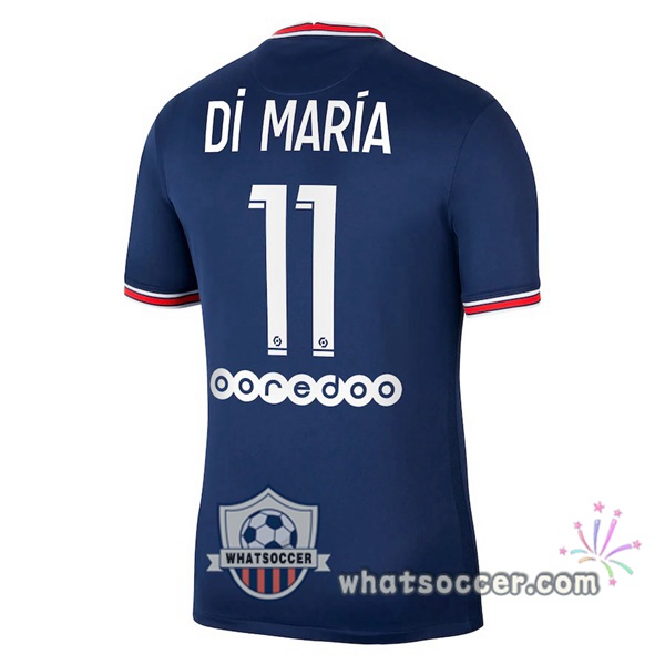 Jordan Paris PSG (Di Maria 11) Home Soccer Jerseys 2021-2022