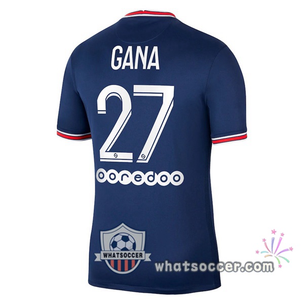Jordan Paris PSG (Gana 27) Home Soccer Jerseys 2021-2022