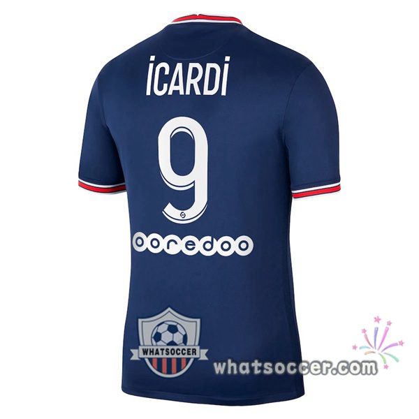 Jordan Paris PSG (Icardi 9) Home Soccer Jerseys 2021-2022