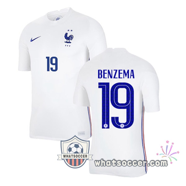 France (BENZEMA 19) Away Soccer Jerseys 2020-2021