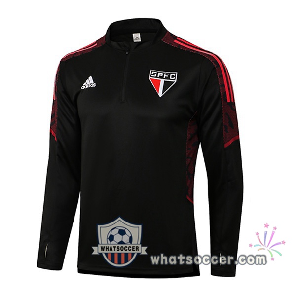 Sao Paulo FC Black Soccer Sweater 2021-2022