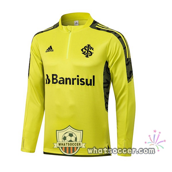 SC Internacional Yellow Soccer Sweater 2021-2022