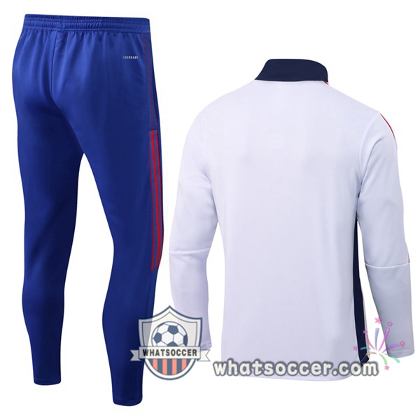 Lyon OL White Tracksuit 2021-2022