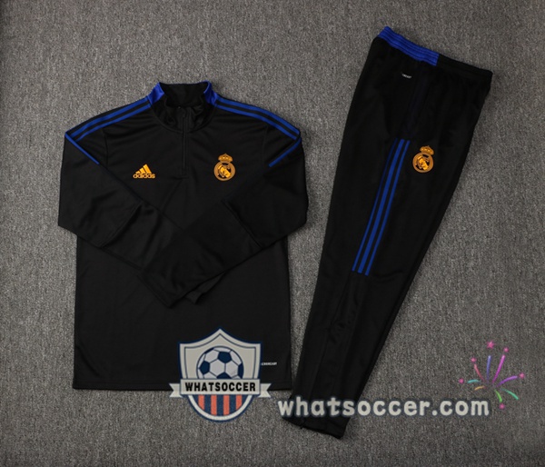 Real Madrid Black Tracksuit 2021-2022