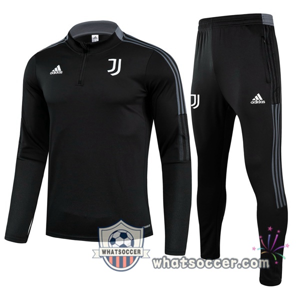 Juventus Black Tracksuit 2021-2022