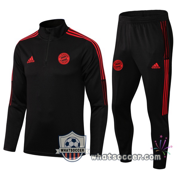 Bayern Munich Black Tracksuit 2021-2022