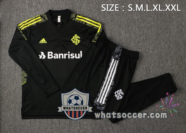 SC Internacional Black Tracksuit 2021-2022