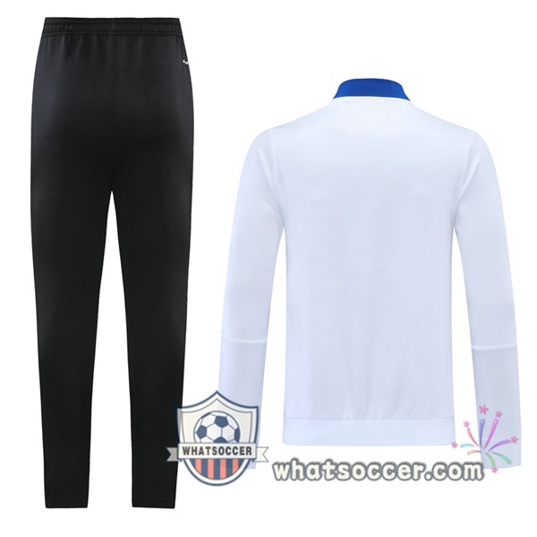 Real Madrid White Training Jacket 2021-2022