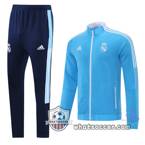 Real Madrid Blue Training Jacket 2021-2022