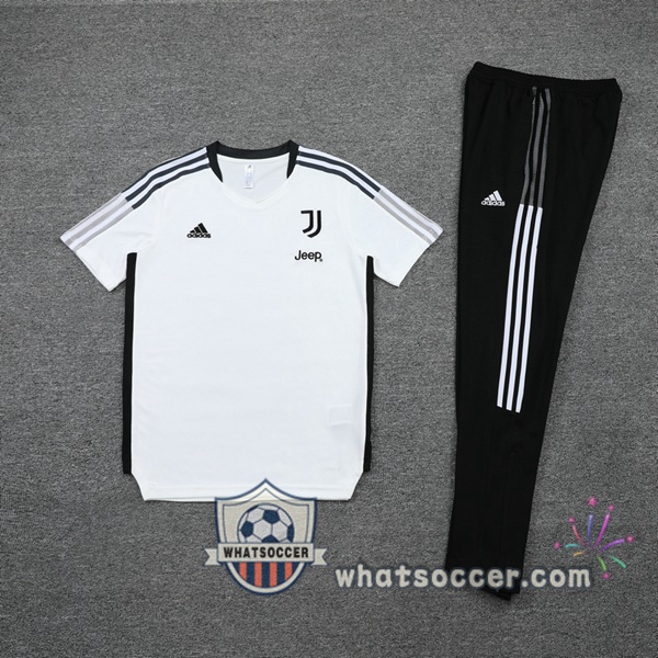Juventus Training T-Shirts + Pants White 2021-2022